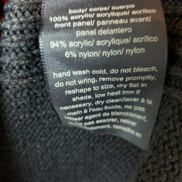 Tommy Hilfiger Diagonal Plaid Cowl-Neck Sweater S - Picture 6 of 7